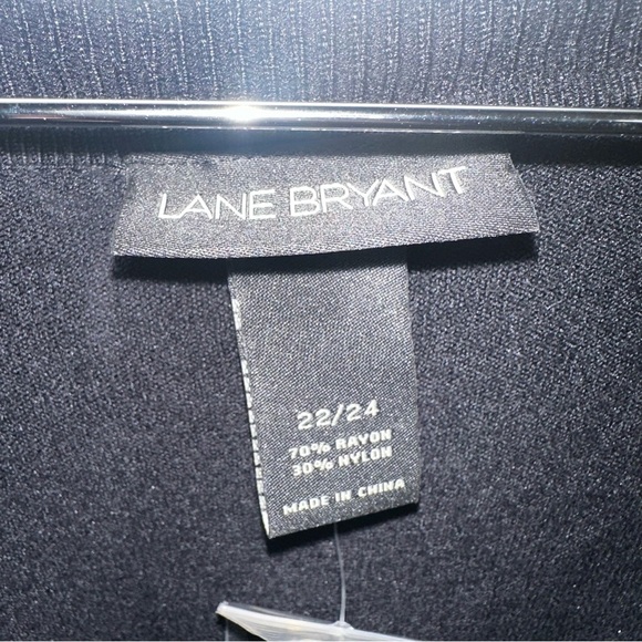 Lane Bryant Black Crop One Button Cardigan - Picture 3 of 4